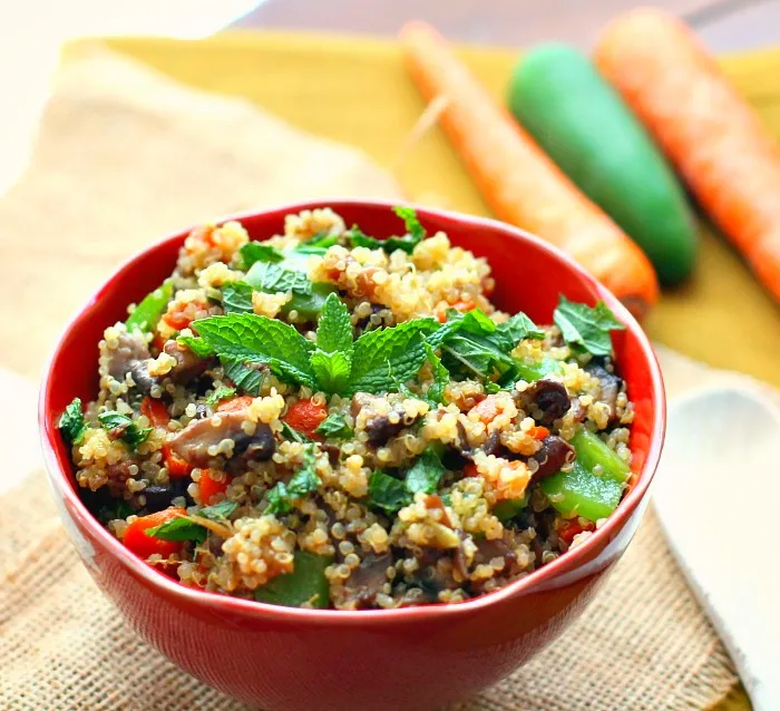 Stir-Fried-Quinoa-with-Vegetables-Diet-For-Weight-Loss-Fitness-Brother